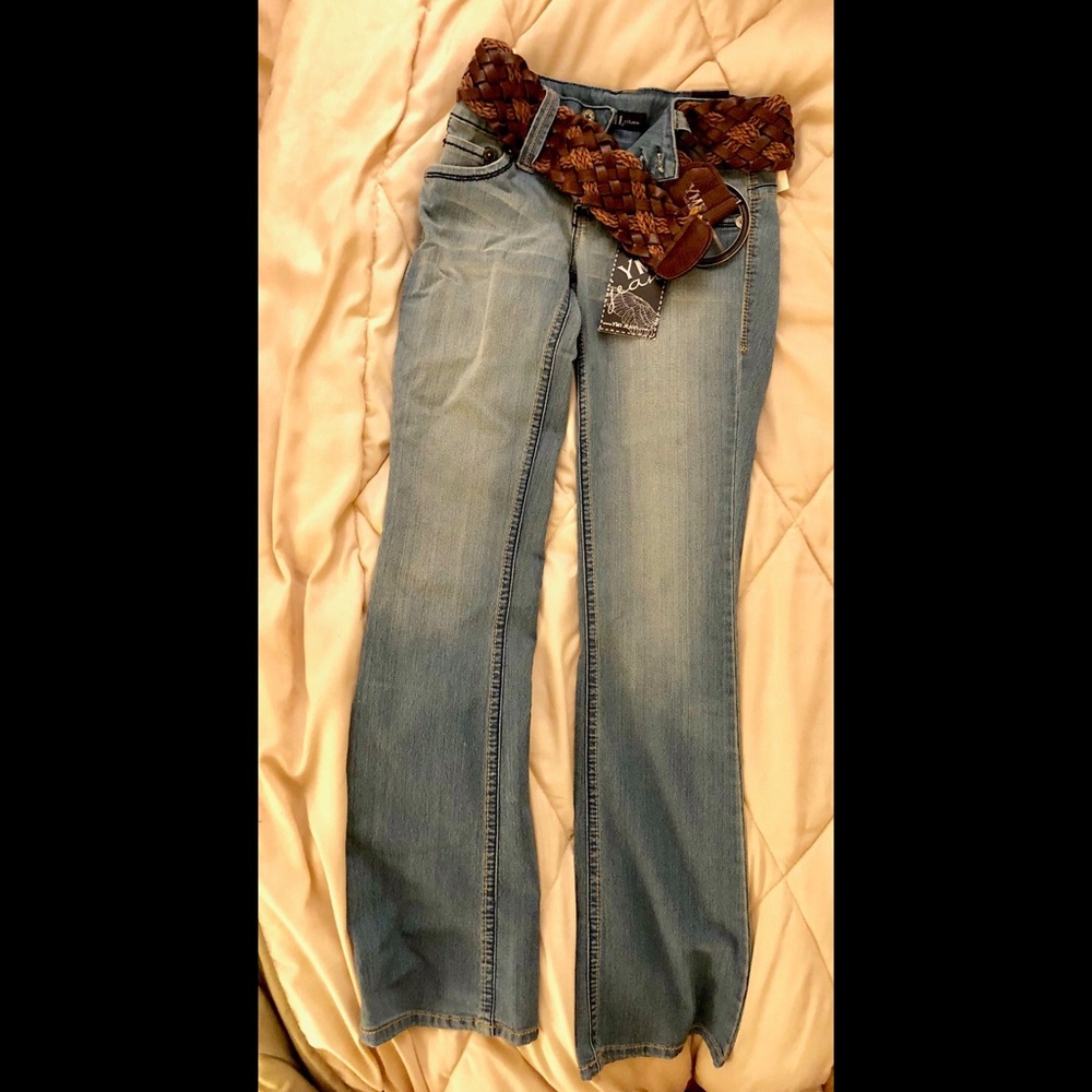YMI junior size 5 jeans - NEW with tags & belt